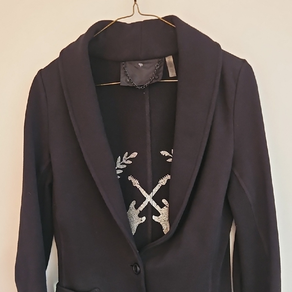 Women's Raison D'etreBlack Blazer Coat